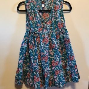 Wrap-around summer dress, girls